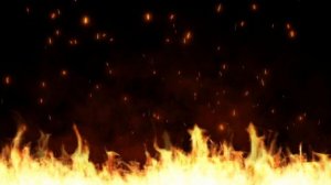 Футаж фон огонь и огненные искры разлетающиеся firespark