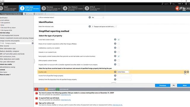 How to enter the T1135 Foreign Verification form смотреть онлайн