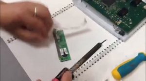 Hipath, Hicom. Ремонт дисплея Optipoint 500. Repair display Optipoint 500.
