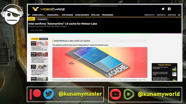 Gaming News | Intel L4 Cache on Meteor Lake | Intel XeSS | Arc 770 6 months | Deals | 24 APR 2023