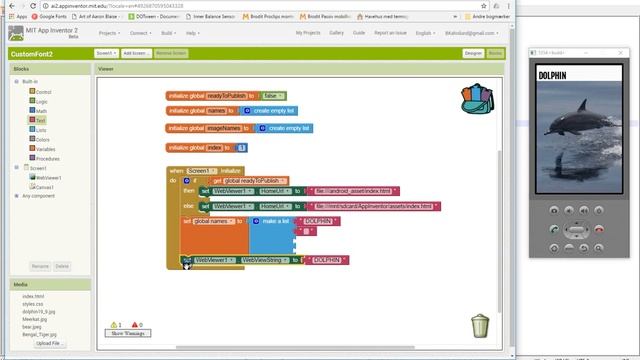 App Inventor 2 Tutorial: Custom fonts and how to Swipe in App Inventor смотреть онлайн