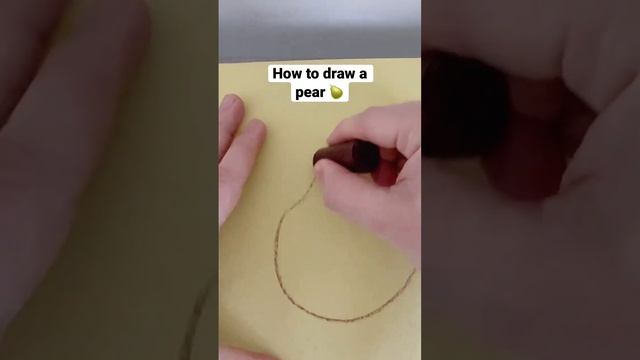 Art for Kids: Learn to Draw a Pear in Just Seconds! ?