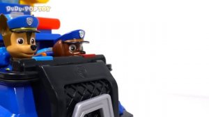 Paw Patrol Ultimate Rescue Police Cruiser! Defeat the villain Minions and the tank! #DuDuPopTOY