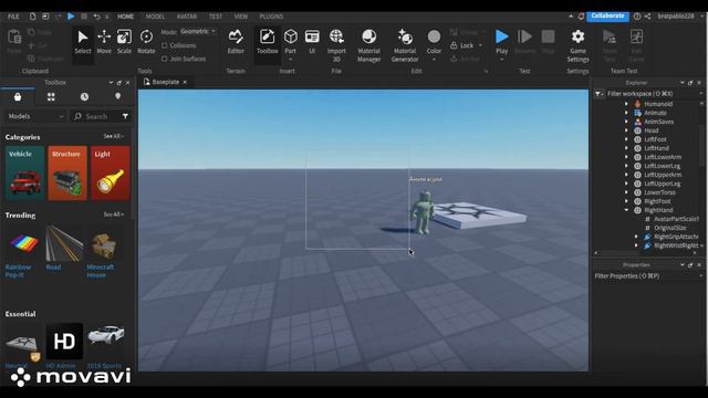 как сделать анимацию удара в роблокс студио?! смотреть онлайн