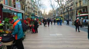 LA RAMBLA WALKING TOUR - Barcelona, Spain