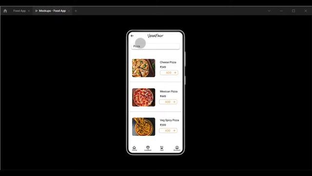 Prototype for a food delivery app in figma #figma #uxdesign смотреть онлайн