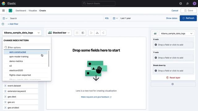 How to Create a Data Visualization Using Kibana Lens смотреть онлайн