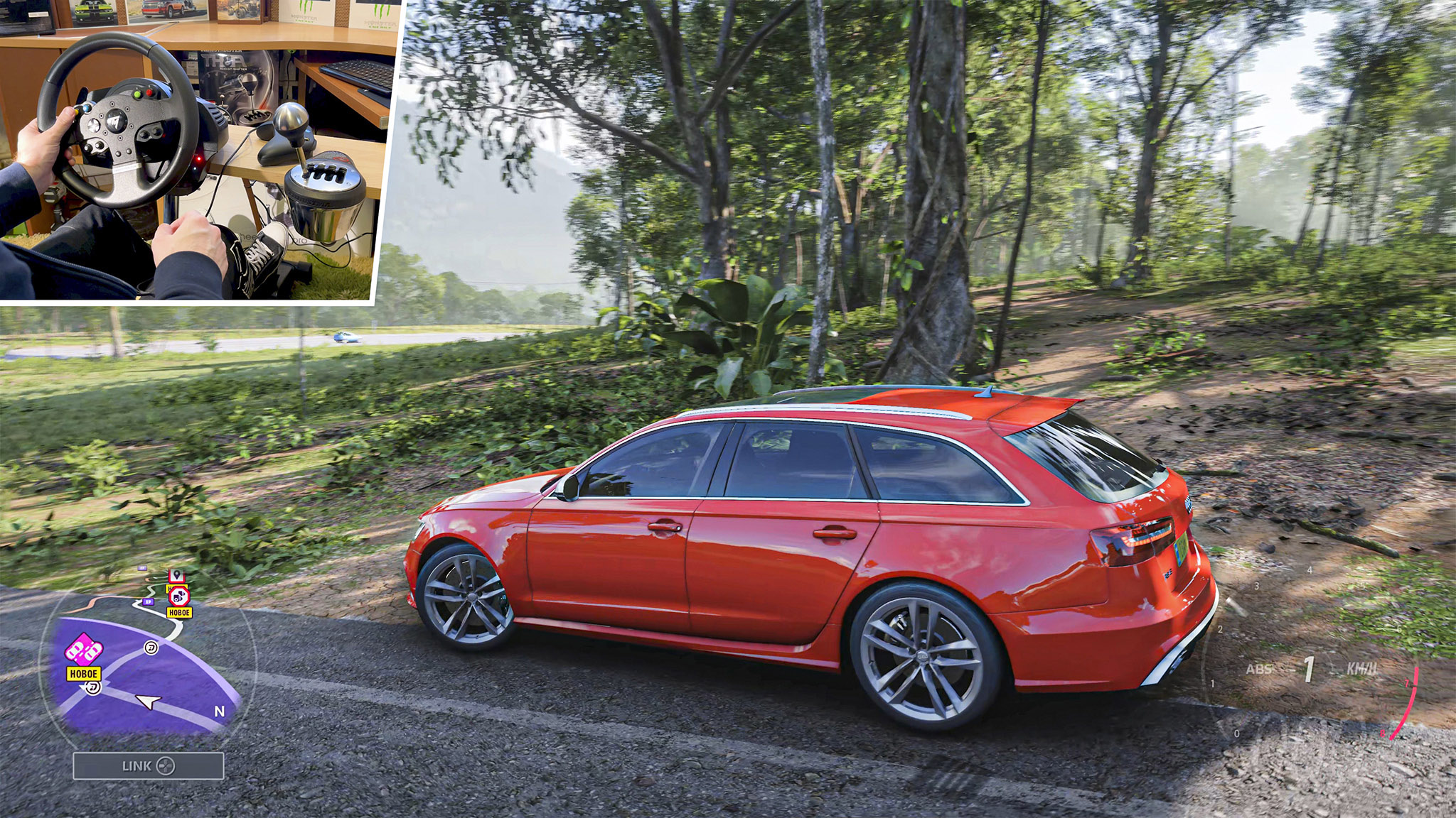 Стоковая Audi RS6, без тюнинга, полный привод! Game Forza horizon 5, Race Гонки по бездорожью
