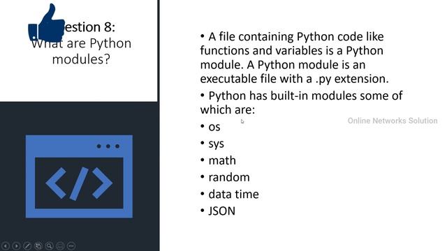 Top 15 Python Interview Questions and Answers || Python || Online Networks Solution смотреть онлайн
