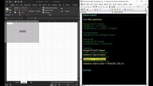 14 - VBA Selection | Current Region | FillDown | Insert, Delete or Hide a Row/Column or Rows/Column