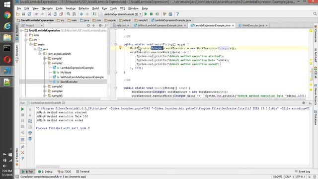 ESpark Adarsh Java8 Lambda Expression part 2 смотреть онлайн