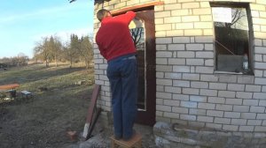 Дверь в дом своими руками ► Самодельная дверь со стеклом.