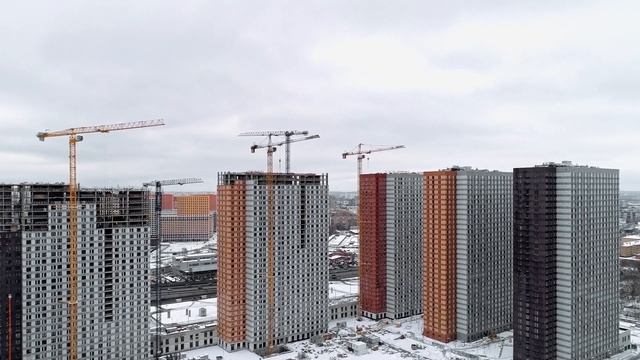 Оранж парк | Ход строительства. Ноябрь | ПИК смотреть онлайн