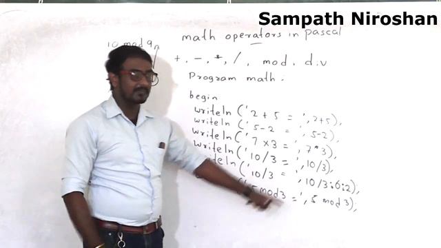 Pascal Mathematical Operators part 3 смотреть онлайн