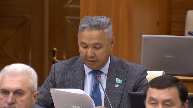Выступление А. Перуашева по проекту республиканского бюджета на 2023-2025 годы