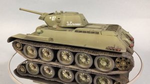 Модель танка Т-34/76 обр. 1942 г.