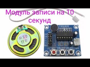 Модуль записи звука на 10 секунд.