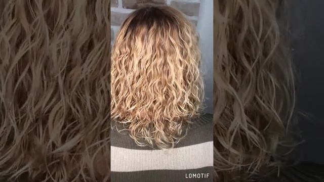 Биозавивка на длинные волосы / Эффект пляжных локонов / Минск смотреть онлайн