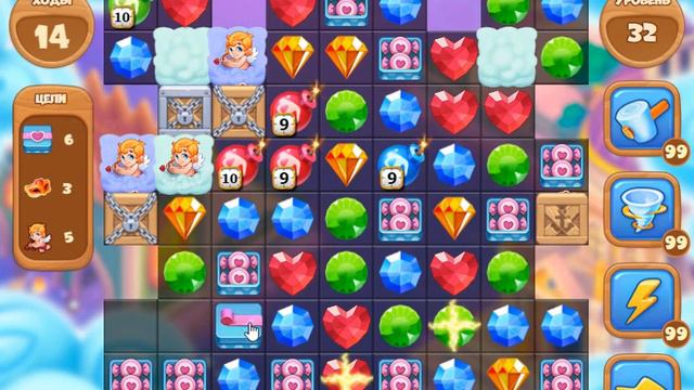 Венецианская Прогулка 32 уровень [Сокровища Пиратов бонусный мир] - Venetian Gondola Ride Level 32 смотреть онлайн