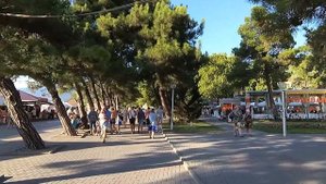 Город курорт Геленджик. Вечерняя прогулка по набережной.
