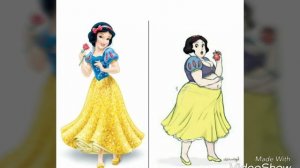 Принцессы Дисней толстые!