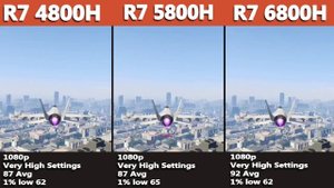 Laptop Ryzen 7 4800H vs 5800H vs 6800H Gaming Benchmark in 2023 | #rtx3050 #lenovo #asus #ryzen7