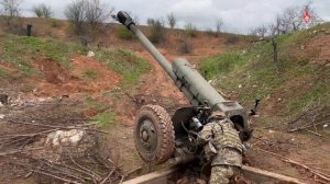 Боевая работа расчета Д-30 ВДВ