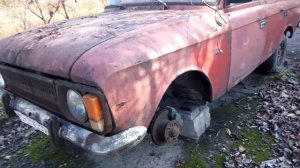 Заброшенный на даче Москвич - Иж 412. Наверно заброшен навсегда