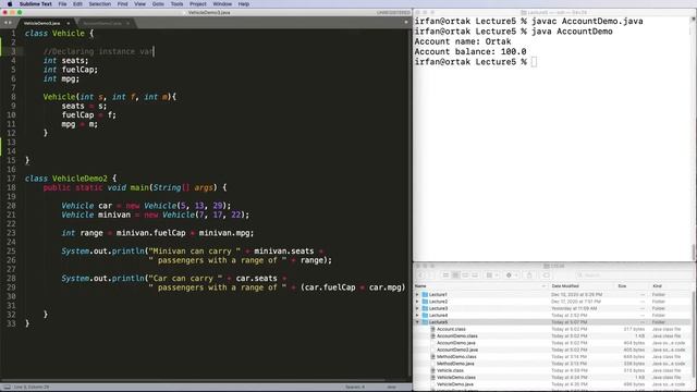 Java Classes 10: Class Methods
