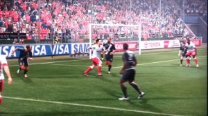 Leandro Damiao control and goal PES2013