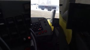 Лиаз 5292.67,2017 г.в. Пробег 289000 км. Вид с места водителя.