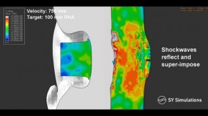 HESH SIMULATION | 105mm High Explosive Squash Head | Armour Penetration Simulation