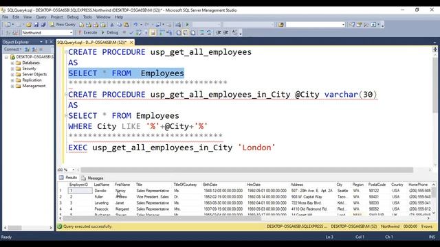 Stored procedures part2 смотреть онлайн