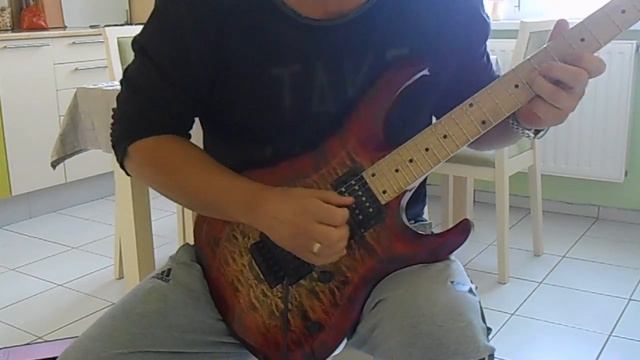 Iron Maiden-The Trooper Guitar Solo Cover Backing Track смотреть онлайн