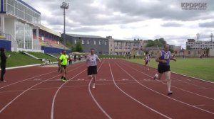 Бег 100 м.Чемпионат Калуги по легкой атлетике среди ветеранов