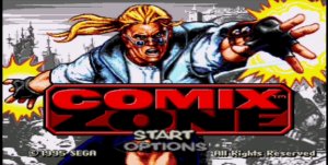 Игра Comix Zone 1995 года выпуска на игровую консоль SEGA