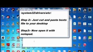 How to edit your Hosts File(Windows 7)