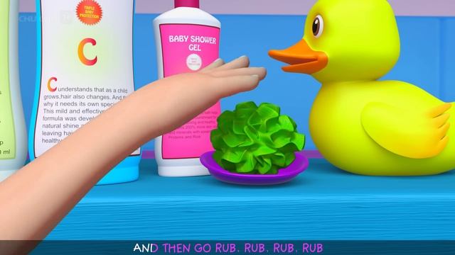 Bath Song | Let's take a Bath | ChuChu TV 3D Nursery Rhymes & Songs for Babies