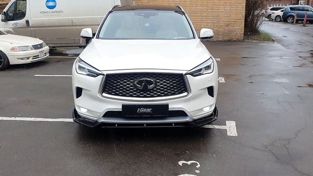 Сплиттер переднего бампера Infiniti QX50 2019 смотреть онлайн
