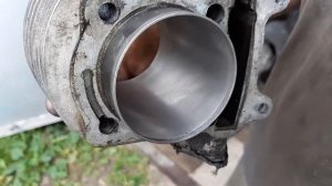 Хонингуем убитый цилиндр с большими задирами эксперемент