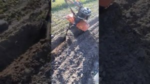 Работа Мотокультиватора Husqvarna TF338