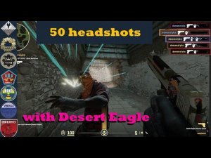 50 headshots with Desert Eagle | CS2 #cs2 #gaming #deserteagle