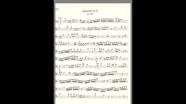 W. A. Mozart Flute Quartet D dur,K 285/ 1 Allegro смотреть онлайн