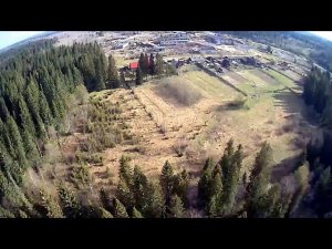 Кормовище - полет за железную дорогу