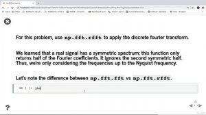 Lecture 5: A Simple Application: Noise Filtering