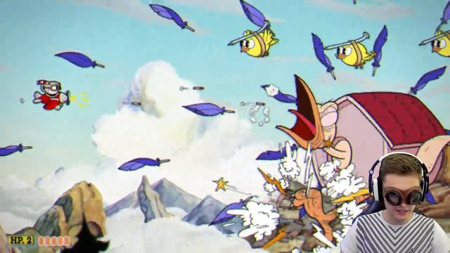 Угарный монтаж и жесткие боссы! Эпичное возвращение! Cuphead [4]