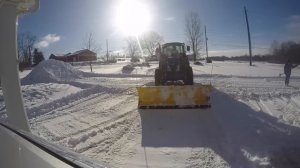 The Blue Beast! - New Holland T4.95 Snowplowing 2018 -  Git R' Done!!!