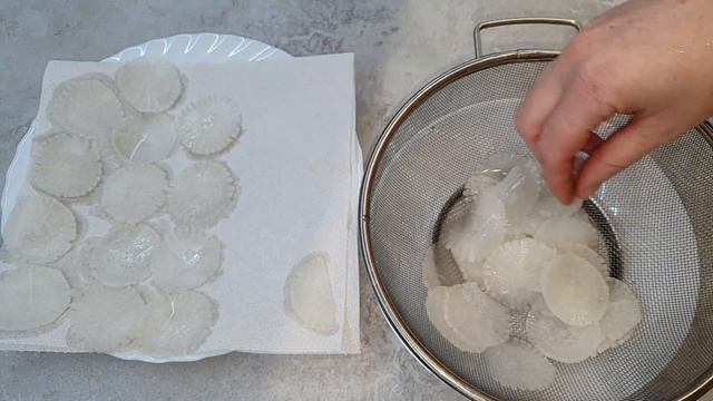 Цветок из дайкона, из редиса ? Украшение блюд КАРВИНГ