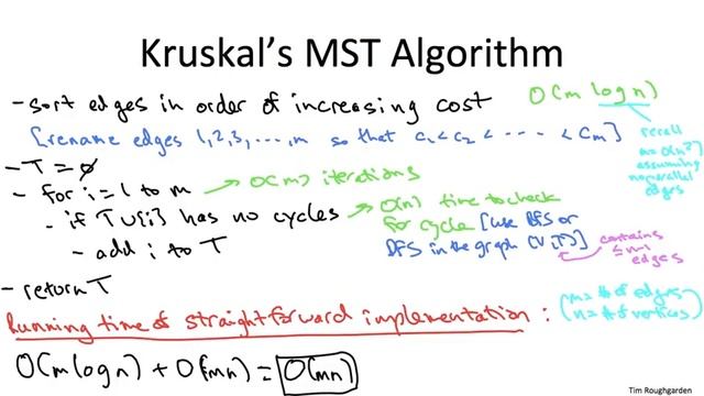 03 - Implementing Kruskals Algorithm via Union-Find I (9 min) смотреть онлайн