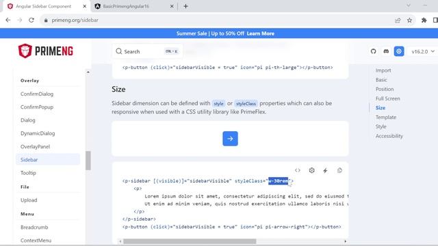 PrimeNG Sidebar Component in Detail | Angular смотреть онлайн